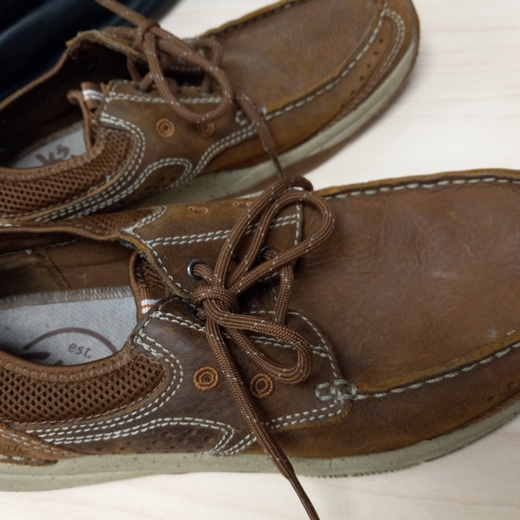 Clarks Armada English Men’s Leather Brown 8M Business Casual Shoes Professional - Picture 7 of 14